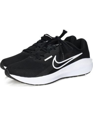 NIKE DOWNSHIFTER 13 FD6454 001 - HERREN-LAUFSCHUHE SCHWARZ UND WEISS NEGRO