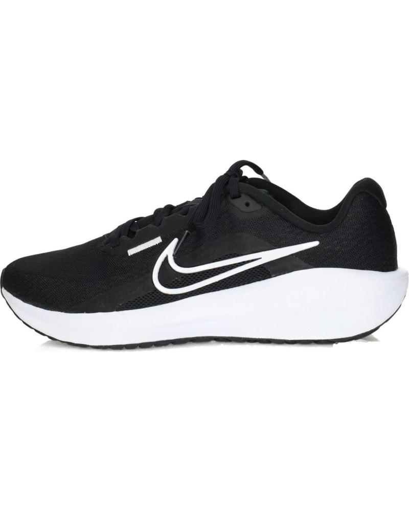 NIKE DOWNSHIFTER 13 FD6454 001 - HERREN-LAUFSCHUHE SCHWARZ UND WEISS NEGRO