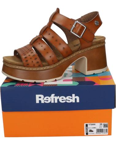 Início-REFRESH-SANDÁLIAS REFRESH 172695 CAMEL-CAMEL