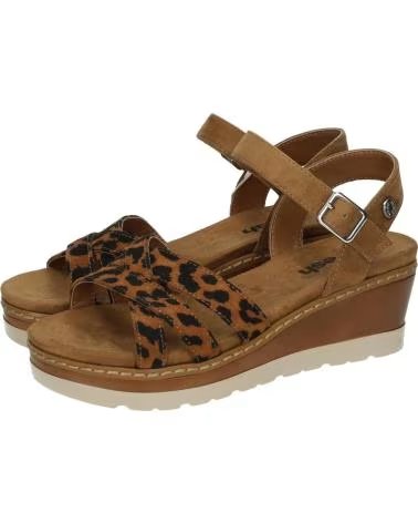 SANDALES COMPENSÉES REFRESH 173137 CAMEL CAMEL