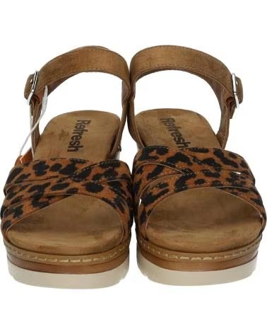 REFRESH 173137 KEILSANDALEN CAMEL CAMEL