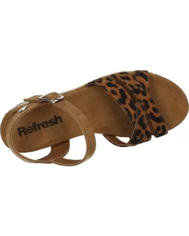 REFRESH 173137 KEILSANDALEN CAMEL CAMEL