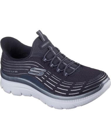 SKECHERS SUMMITS PLUS SOFT LUSTER GRIGIO GRIS