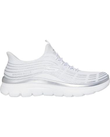 SKECHERS SUMMITS PLUS SOFT LUSTER BIANCO BLANCO