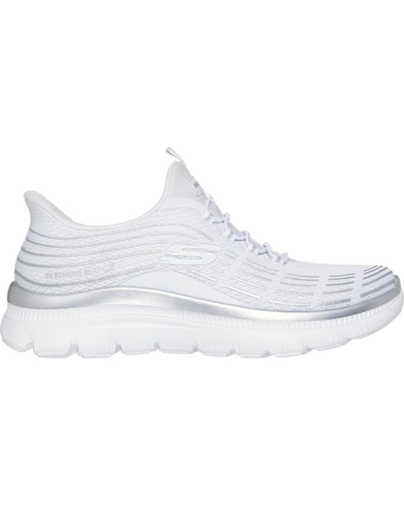 SKECHERS SUMMITS PLUS SOFT LUSTER BLANC BLANCO