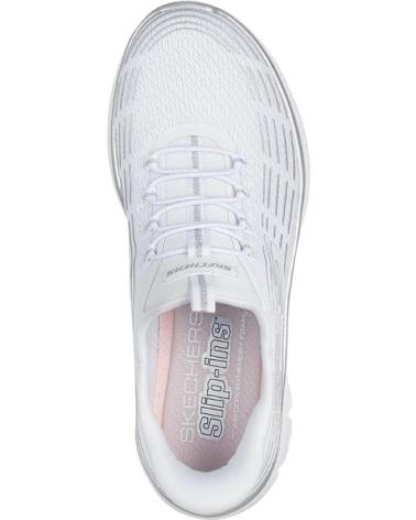 SKECHERS SUMMITS PLUS SOFT LUSTER BLANC BLANCO