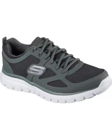 SKECHERS AGOURA KHAKI GREEN SNEAKERS VERDE