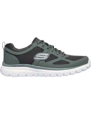 SKECHERS AGOURA KHAKI GREEN SNEAKERS VERDE