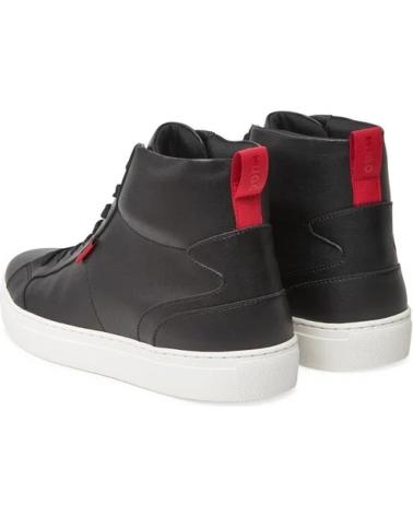 HUGO BOSS 50537334 BLACK HIGH-TOP SNEAKERS NEGRO
