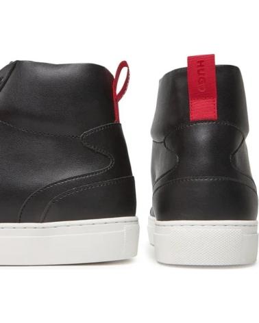 HUGO BOSS 50537334 BLACK HIGH-TOP SNEAKERS NEGRO