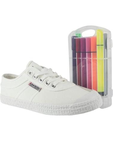 SNEAKERS UNISEX TELA KAWASAKI I AM K222261 1002 BIANCHE 1002 WHITE