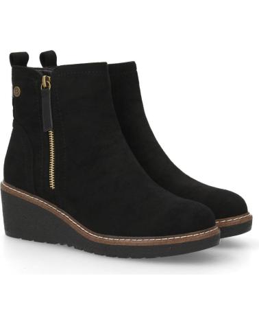 SPORT3PUNTO0 MODELL 1986-17 SCHWARZE STIEFELETTE MIT KEILABSATZ UND SEITLICHEM REISSVERSCHLUSS VARIOS COLORES