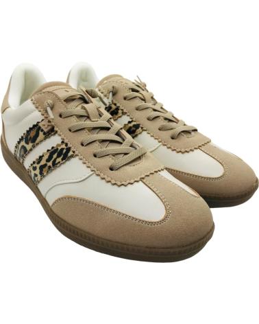 FREIZEIT-SNEAKER XTI 144330 BEIGE MIT ANIMAL-PRINT BEIG