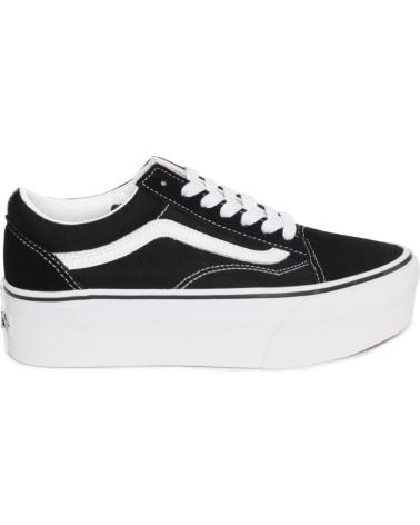 ZAPATILLAS VANS OLD SKOOL PLATAFORMA VN0A7Q5M6BT1 NEGRAS BLACK