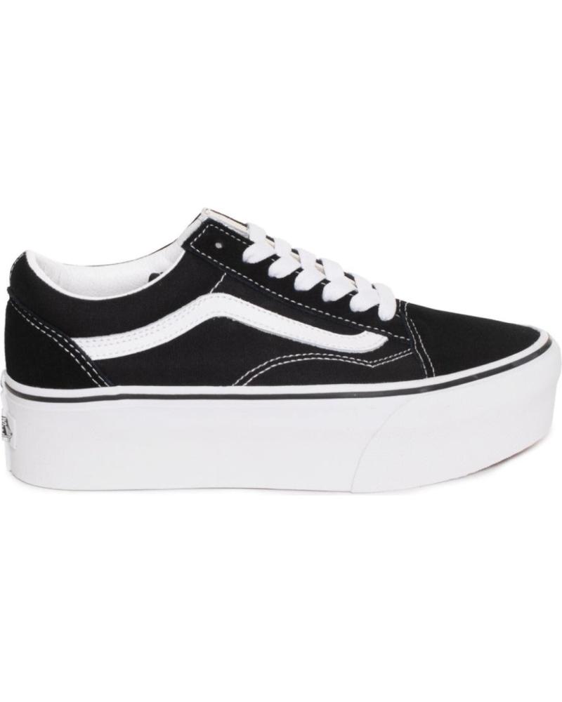ZAPATILLAS VANS OLD SKOOL PLATAFORMA VN0A7Q5M6BT1 NEGRAS BLACK