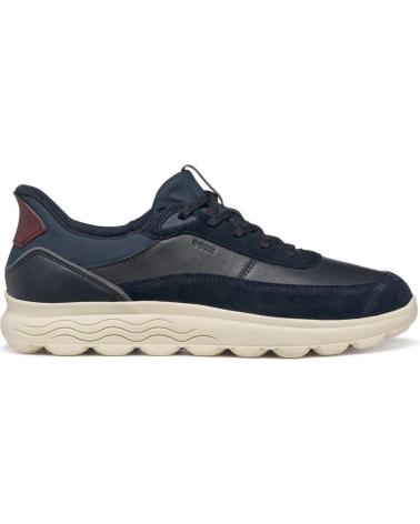 BASKETS GEOX SPHERICA PLUS NAPPA BLEU MARINE AZUL