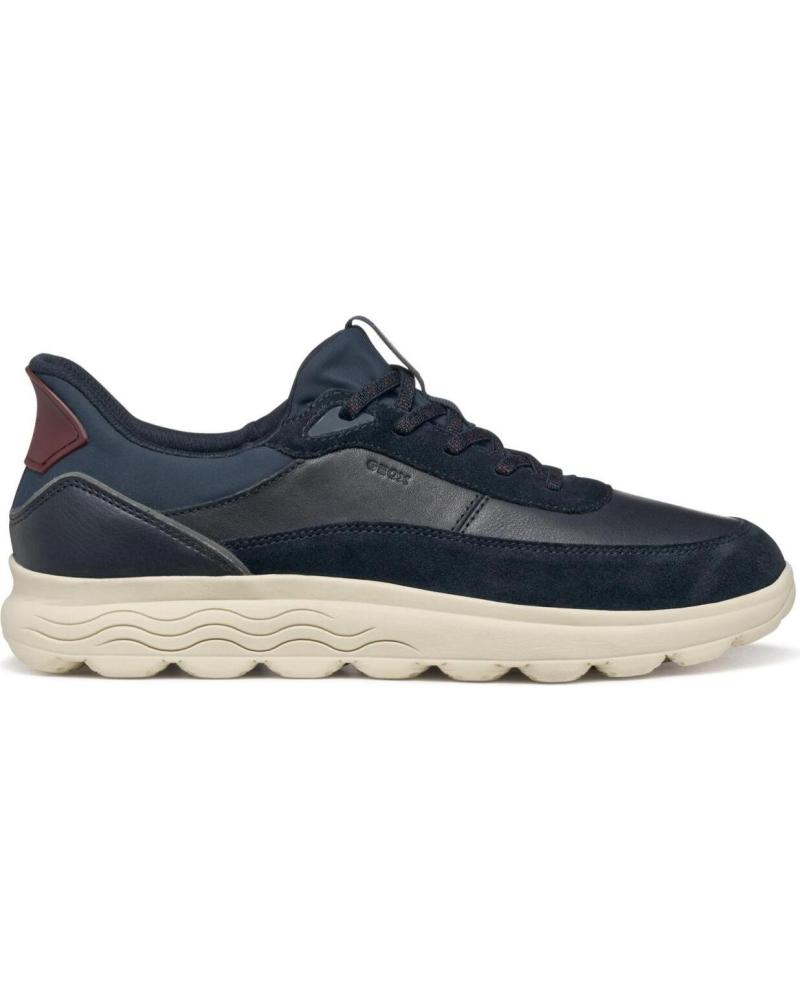 BASKETS GEOX SPHERICA PLUS NAPPA BLEU MARINE AZUL