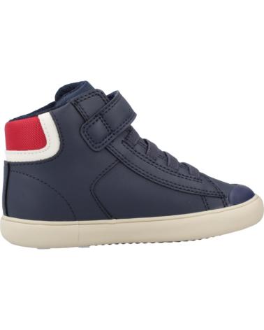 GEOX BASKETS MONTANTES B GISLI POUR ENFANT - BLEU C0735 C0735
