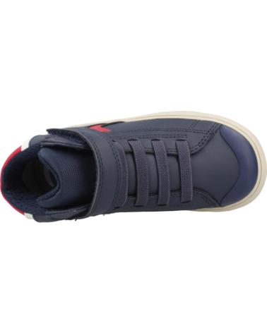 GEOX BASKETS MONTANTES B GISLI POUR ENFANT - BLEU C0735 C0735