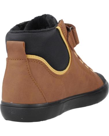 GEOX BASKETS MONTANTES J GISLI POUR ENFANT - MARRON C0202 C0202