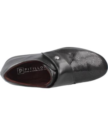 PITILLOS COMFORT SHOES MODEL 10710P BLACK NEGRO