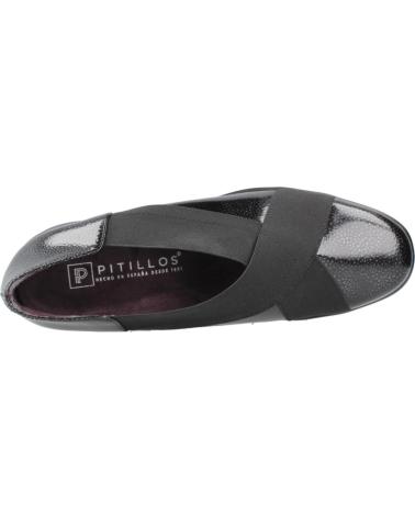 PITILLOS COMFORT SHOES MODEL 10733P BLACK NEGRO