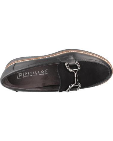 PITILLOS COMFORT LOAFERS MODEL 10763P BLACK NEGRO
