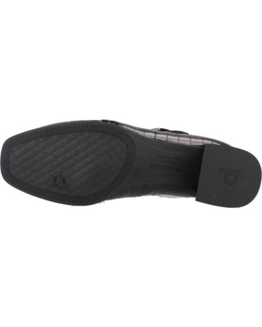 PITILLOS 10821P - BURGUNDY CROC-EMBOSSED COMFORT MARY JANES BRDS