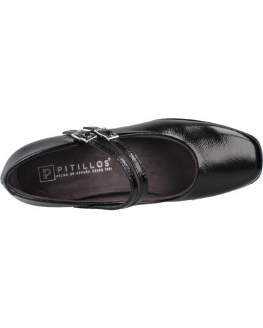 PITILLOS DRESS SHOES MODEL 10831P BLACK NEGRO