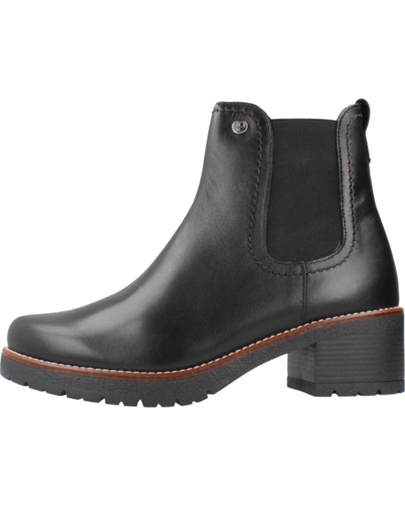 PITILLOS LEATHER ANKLE BOOT MODEL 20222P BLACK NEGRO