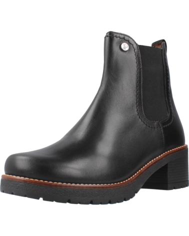 PITILLOS LEATHER ANKLE BOOT MODEL 20222P BLACK NEGRO