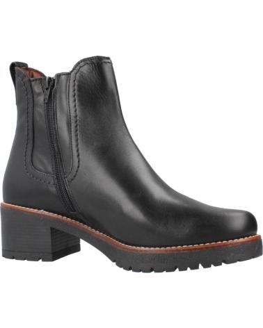 PITILLOS LEATHER ANKLE BOOT MODEL 20222P BLACK NEGRO