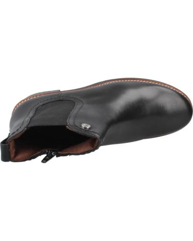 PITILLOS LEATHER ANKLE BOOT MODEL 20222P BLACK NEGRO
