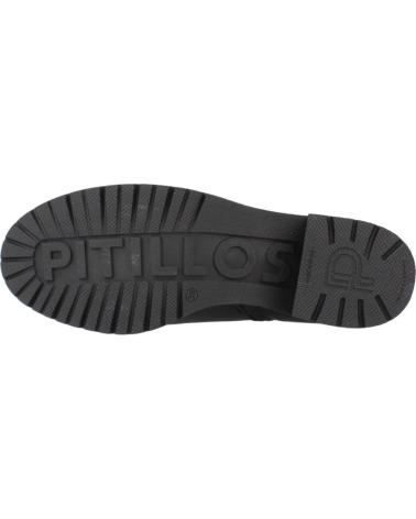 PITILLOS LEATHER ANKLE BOOT MODEL 20222P BLACK NEGRO