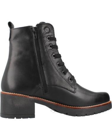 PITILLOS LEATHER LACE-UP ANKLE BOOT MODEL 20223P BLACK NEGRO