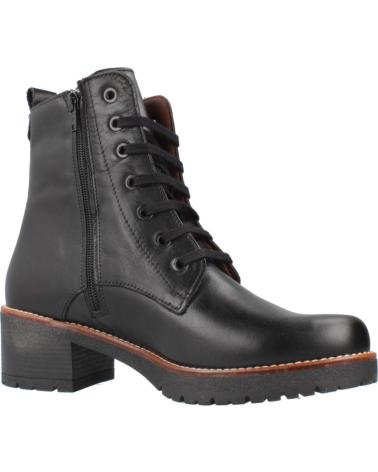 PITILLOS LEATHER LACE-UP ANKLE BOOT MODEL 20223P BLACK NEGRO