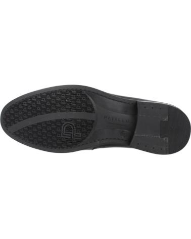PITILLOS 40221P BLACK LEATHER LOAFERS FOR MEN NEGRO