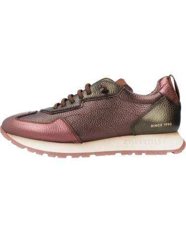HISPANITAS SNEAKERS CHI254312 KANSAS TONALITÀ BORDEAUX E NOCCIOLA MARRON