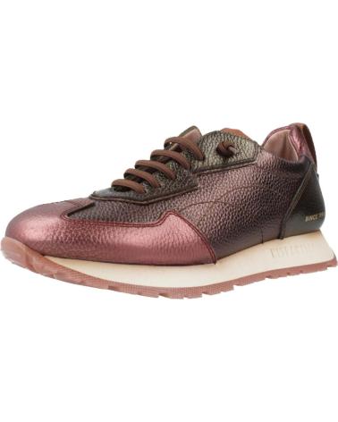 HISPANITAS SNEAKERS CHI254312 KANSAS TONALITÀ BORDEAUX E NOCCIOLA MARRON