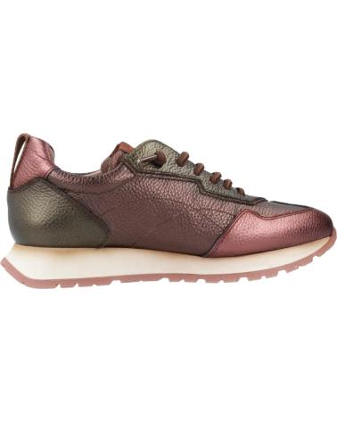 HISPANITAS SNEAKERS CHI254312 KANSAS TONALITÀ BORDEAUX E NOCCIOLA MARRON