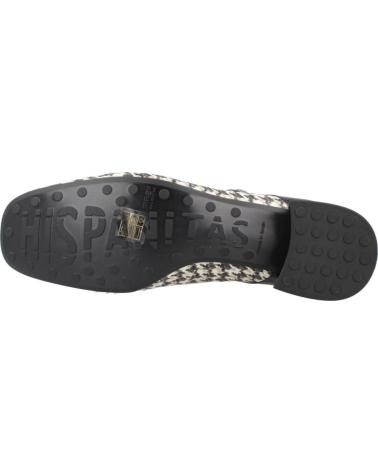 SAPATOS MARY JANE HISPANITAS HI254207 ESTAMPA ANIMAL BRANCO E PRETO BLKWHT