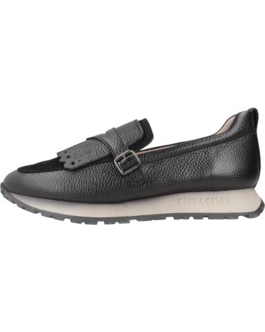 MOCASSINS HISPANITAS HI254237 PRETOS DE COURO COM PLATAFORMA BLACK