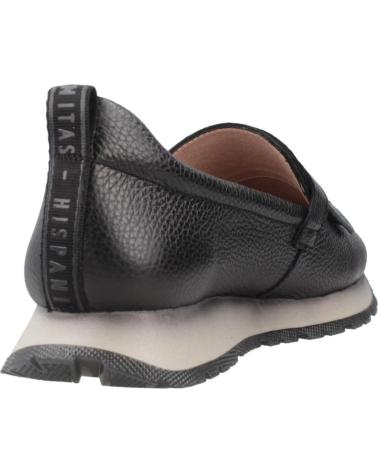 MOCASSINS HISPANITAS HI254237 PRETOS DE COURO COM PLATAFORMA BLACK