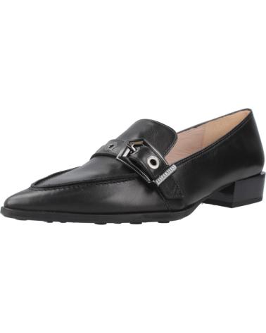 MOCASSINS HISPANITAS HI254262 PRETOS DE COURO COM FIVELA BLACK