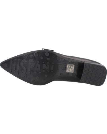 MOCASSINS HISPANITAS HI254262 PRETOS DE COURO COM FIVELA BLACK