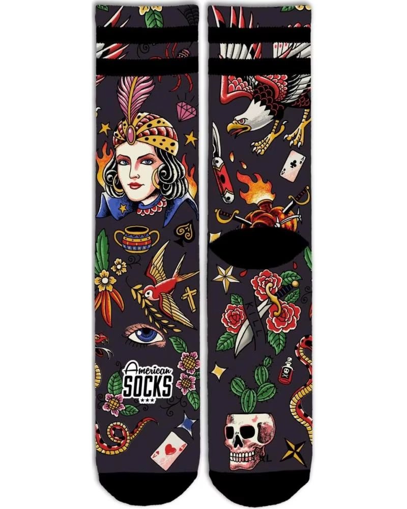 AMERICAN SOCKS MEIAS SORCERER BLACK NAN