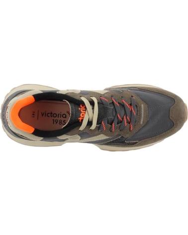 SNEAKERS VICTORIA SNEAKER MARRONE ARANCIONE NEGRO