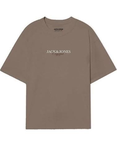 CAMISETA JACK & JONES JORBILLYBURG TEE MOCA MERINGUE MULTICOLOR