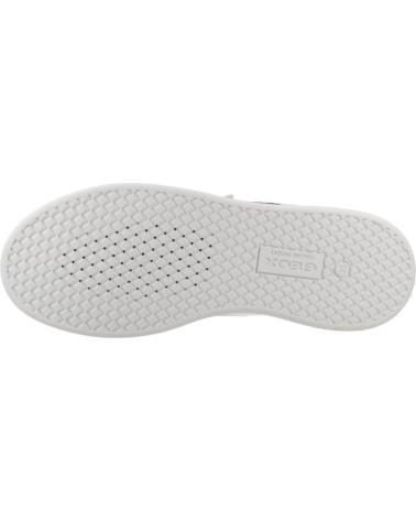 SAPATILHAS GEOX J ECLYPER C0404 BRANCAS COM FECHO ADERENTE C0404