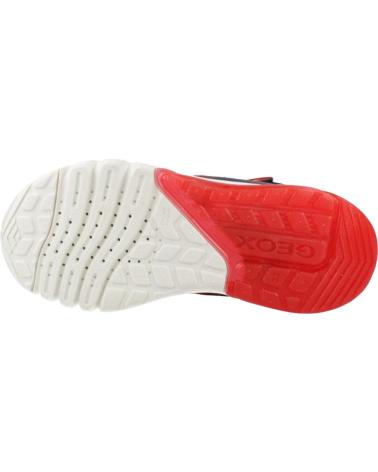 GEOX CIBERDRON J C0735 SNEAKER MARINEBLAU/ORANGE C0735
